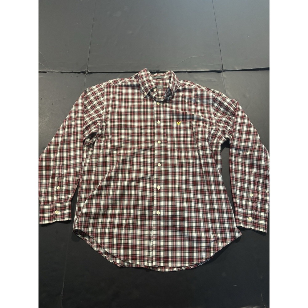 Lyle & Scott 80's 2-Ply Cotton Plaid Long Sleeve Button Down Shirt